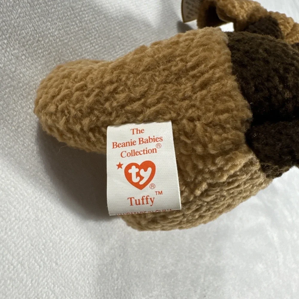 TY Beanie Baby TUFFY‎ Plush Stuffed Animal Toy Retired Birthday 1996